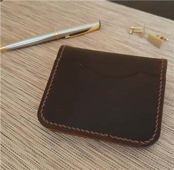 men handmade wallet genuine leather