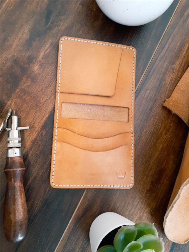 Handmade Men Wallet vegetable tanned