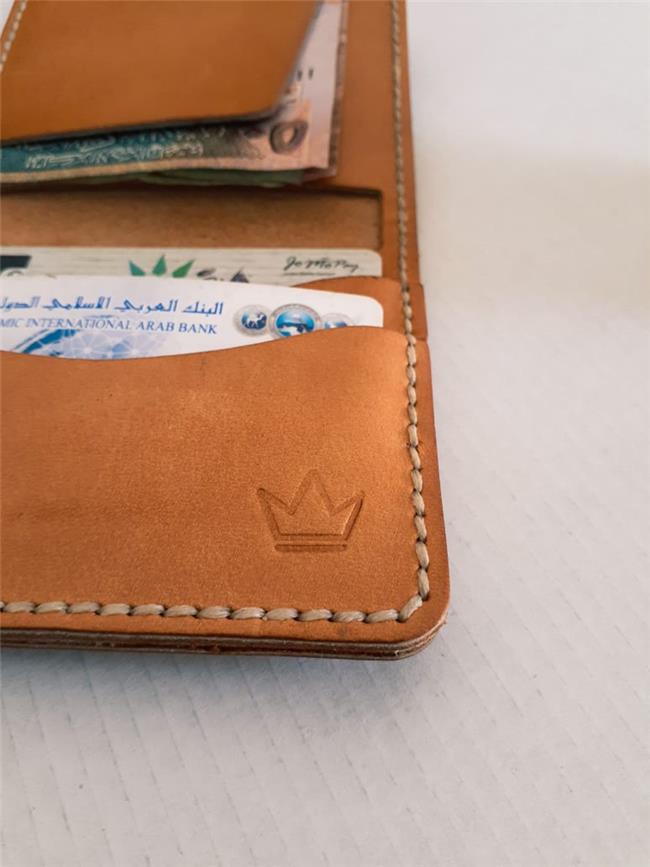 Handmade Men Wallet vegetable tanned