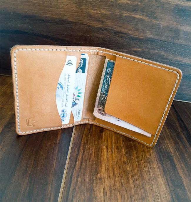 Handmade Men Wallet vegetable tanned