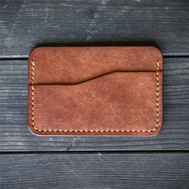 Handmade Men Wallet vegetable tanned