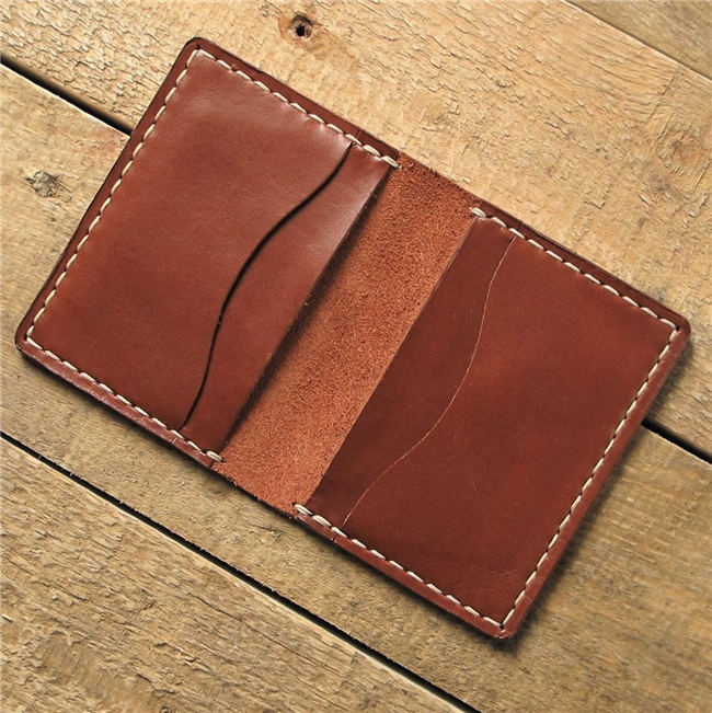 Handmade Men Wallet vegetable tanned