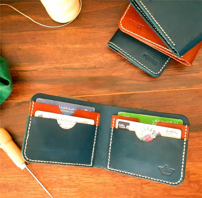 Handmade Men Wallet vegetable tanned